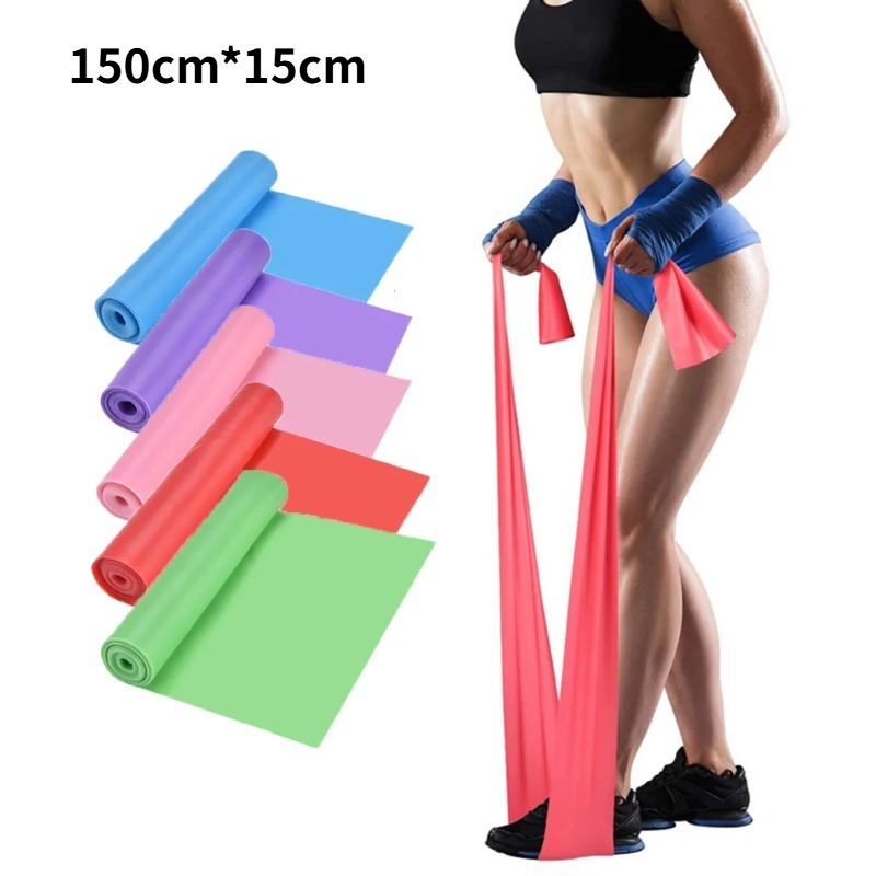 Yoga Fitness Resistance Band - Fasce di Resistenza in Lattice Naturale,
