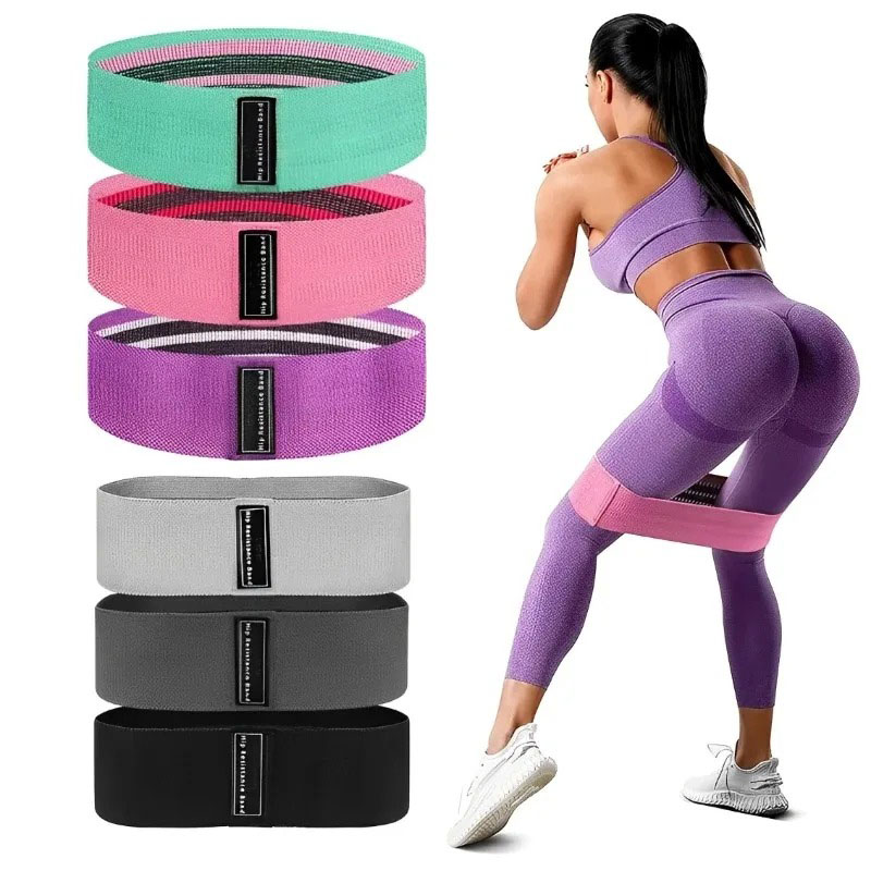 Yoga Fitness Resistance Band - Set di 3 Fasce Elastiche in