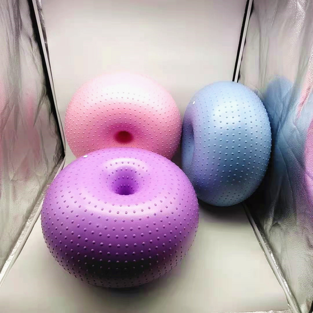 Yoga Fitness Apple - New Yoga Ball Donuts Thickened Large