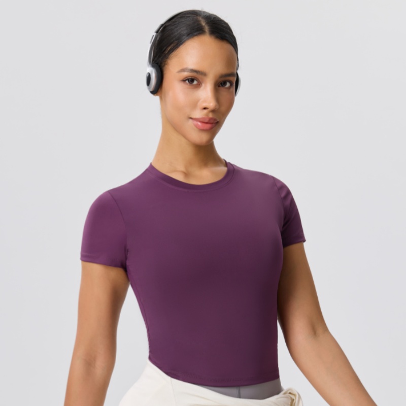 T-shirt sportiva slim a tinta  - Yoga Fitness Training recensione e prezzo