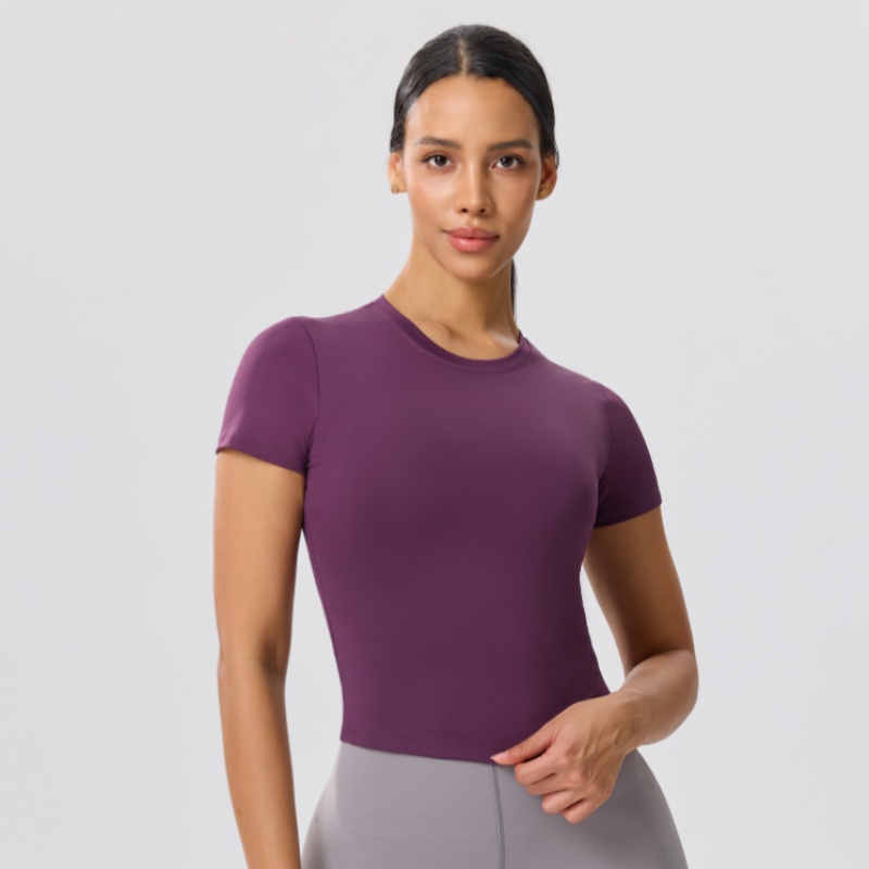 T-shirt sportiva slim a tinta  - Yoga Fitness Training recensione e prezzo