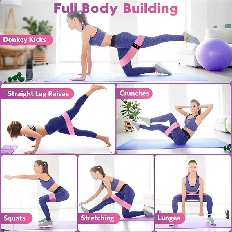Set di 3 Fasce Elastiche in Te - Yoga Fitness Resistance Band recensione e prezzo